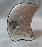 Laminate Sterling Silver Angel Cherub Decorative Ornament