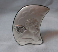 Laminate Sterling Silver Angel Cherub Decorative Ornament