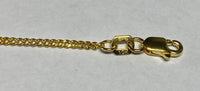 10 Karat Yellow Gold Dios Me Bendiga or God Bless Me Genuine Azabache Jet-Coral Curb Link 6 1/2" Kids Bracelet