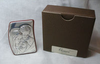 Laminate Sterling Silver Holy Family Decorative Ornament