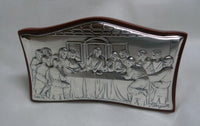 Laminate Sterling Silver Last Supper "Ultima Cena" Decorative Ornament