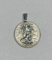 Sterling Silver Saint Lazarus "San Lazaro" Charm