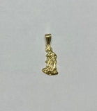 14 Karat Yellow Gold Saint Lazarus "San Lazaro" Charm