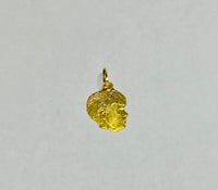 14K Boy Head Charm (Small Size)