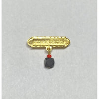 10 Karat Yellow Gold Dios Me Bendiga with Genuine Azabache Baby Pin