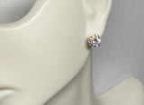 14 Karat Yellow Gold Filled CZ Studs (5mm - 6mm - 8mm)