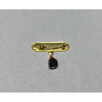 10 Karat Yellow Gold Dios Me Bendiga with Genuine Azabache Baby Pin