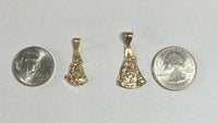 14 Karat Yellow Gold Our Lady of Charity "Caridad del Cobre" Pendant (available in 2 sizes)