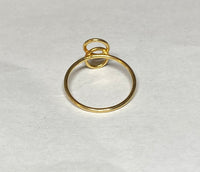 Vintage 1960's NOS 18K Yellow Gold Knot Design Size 4 Ring