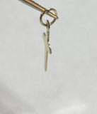 14 Karat Yellow Gold Dainty Polished Cross Charm (Available with or without chain)