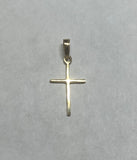 14 Karat Yellow Gold Polished Cross Pendant