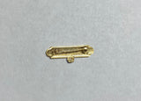 10 Karat Yellow Gold "God Bless Me" Baby Pin with Birthstone