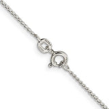 Sterling Silver 925 with Swarovski Element Birthstone Cat Lover Heart w/Fish Skeleton Pendant (16", 18" or 20" chain)