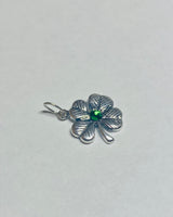 Sterling Silver 925 with Swarovski Element Four Leaf Clover Charm (16", 18" or 20" chain)