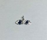 Sterling Silver 925 Saint Lucy Eyes "Ojos de Santa Lucia" Charm (4 Styles Available)