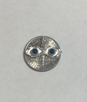 Sterling Silver 925 Saint Lucy Eyes "Ojos de Santa Lucia" Charm (4 Styles Available)