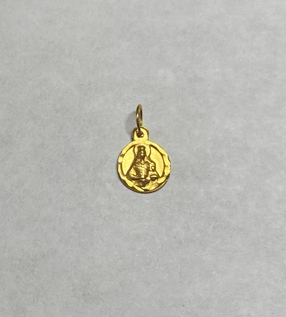 10 Karat Yellow Gold Saint Barbara 