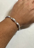 Sterling Silver Elegua Ilde Covered Santeria Bracelet