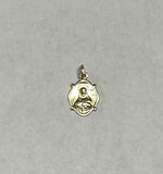 14 Karat Yellow Gold Sacred Heart of Jesus 0.40" x 0.32" Dainty Medal