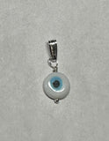 Sterling Silver Blue Evil Eye Luck Charm