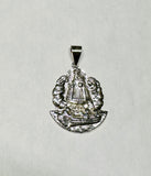 Sterling Silver Our Lady of Charity "Caridad del Cobre" Pendant