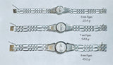 Sterling Silver Figaro Link Our Lady of Guadalupe ID 8" Bracelet (3 widths available)