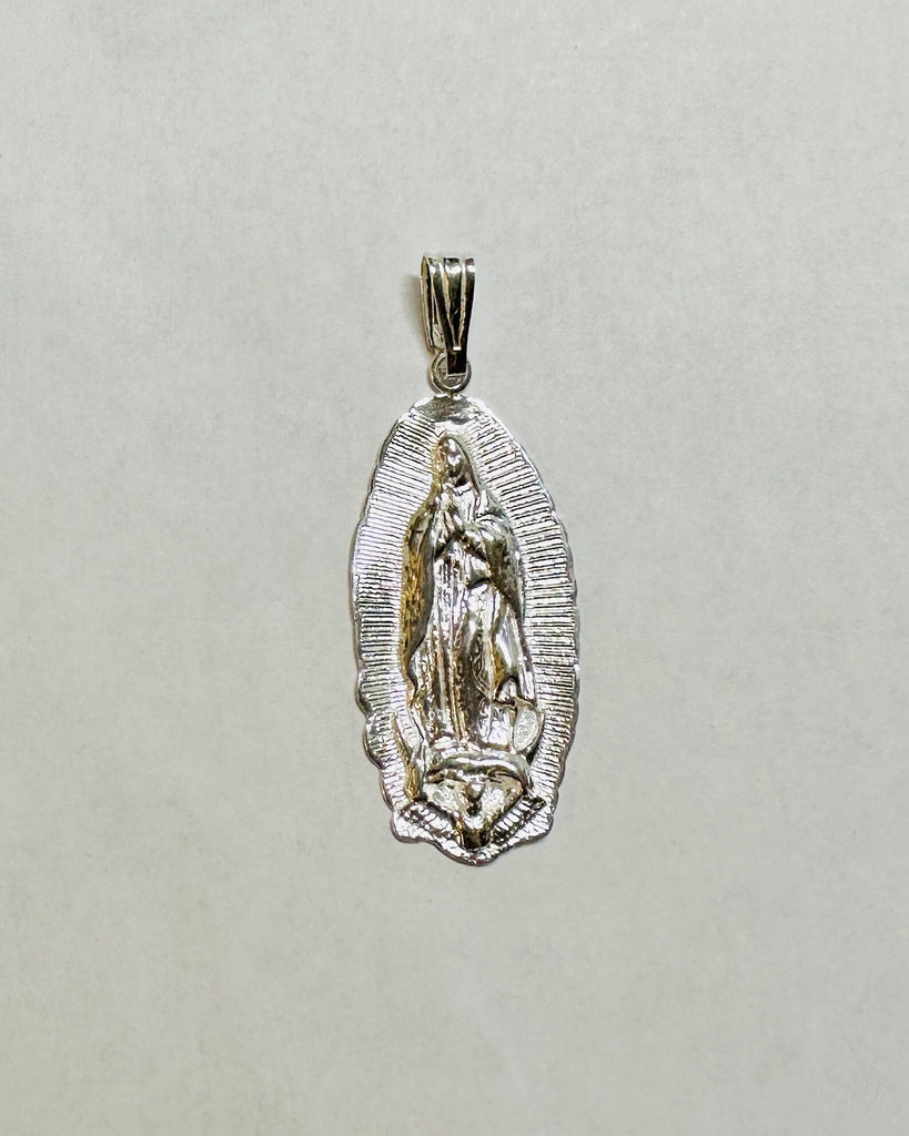 Sterling Silver Our Lady of Guadalupe 1.88