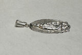 Sterling Silver Our Lady of Guadalupe 1.88" Pendant