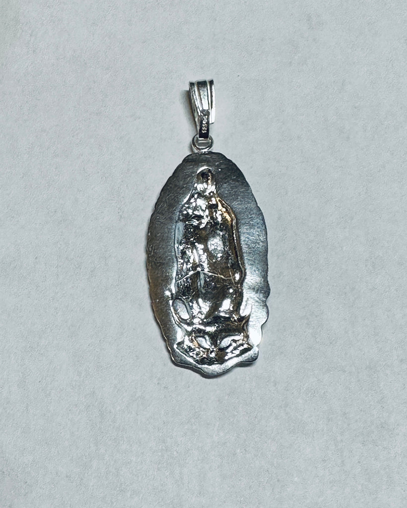 Sterling Silver Our Lady of Guadalupe 1.88