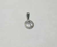 Sterling Silver Virgin of Charity "Caridad del Cobre" 9mm Baby Medal