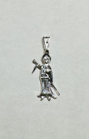 Sterling Silver Santa Muerte (Grim Reaper) Pendant