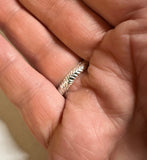 Sterling Silver Snake Statement Ring (available with birthstone)