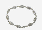 Sterling Silver Our Lady of Guadalupe Medals Bracelet