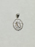 Sterling Silver Ecce Homo "Gran Poder" Oval Filigree Pendant