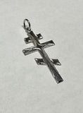 Sterling Silver Eastern Orthodox Cross