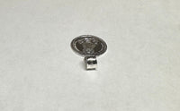 Sterling Silver 925 Our Lady of Charity "Caridad del Cobre" 19mm Round Medal