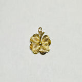 Vintage 1960's Forstner 12K Gold Filled 3-Dimensional Four-Leaf Heart Clover Charm