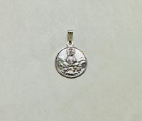 Sterling Silver Our Lady of Charity "Caridad del Cobre" 13mm Medal