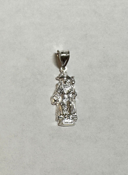 Sterling Silver 925 Santo Niño de Atocha Pendant