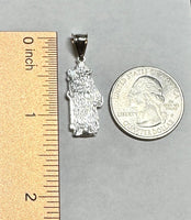 Sterling Silver 925 Santo Niño de Atocha Pendant