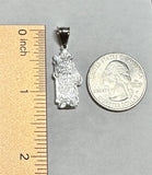 Sterling Silver 925 Santo Niño de Atocha Pendant