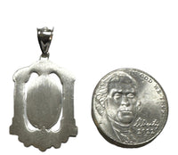 Sterling Silver 925 Our Lady of Charity "Caridad del Cobre" Chapel Medal