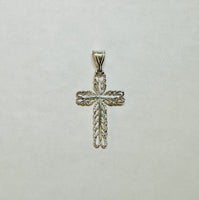 Sterling Silver 925 Filigree 1.80" Cross