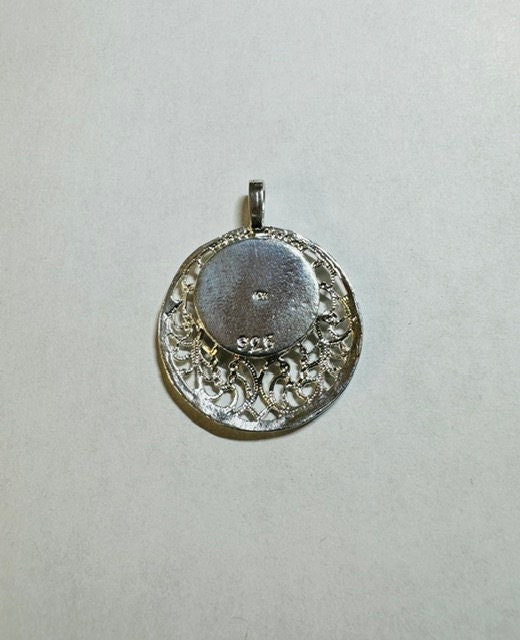 Sterling Silver and 14 Karat Yellow Gold Our Lady of Guadalupe "Virgen ...