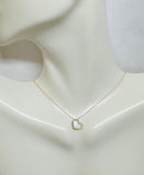 10 Karat Gold Sliding Heart Pendant Necklace (Available in Yellow, White or Rose Gold)