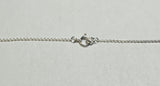 Sterling Silver Cubic Zirconia 17" Bar Necklace