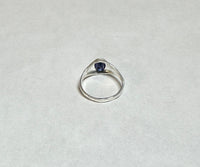 Sterling Silver Genuine Birthstone Baby/Kids Ring