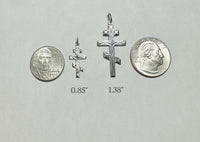 Sterling Silver Eastern Orthodox Cross