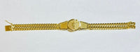 18 Karat Yellow Gold-plated Sterling Silver Miami Cuban Link Saint Jude "San Judas Tadeo" ID Bracelet