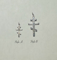 Sterling Silver Eastern Orthodox Cross